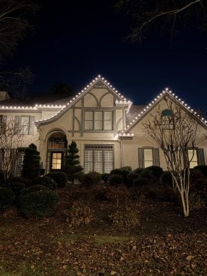 Christmas Light Installation in Woodstock, Georgia